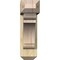 Ekena Millwork Olympic Craftsman Rough Sawn Bracket w/ Offset Brace, Douglas Fir, 6"W x 20"D x 20"H BKT0604X20X20OLY04RDF - alternate 4